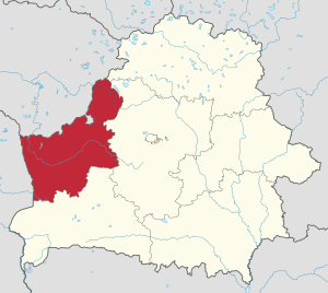 Location of Grodno Region