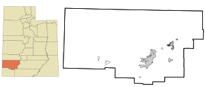 Iron County Utah incorporated and unincorporated areas