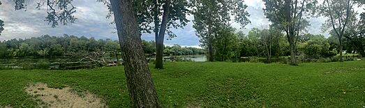 Island park, Niles, St. Joseph river (Michigan)