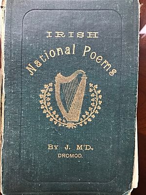 Front Cover, Irish National Poems, 1886
