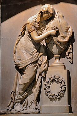 Kingston, All Saints church, monument for Henry Davidson, figure