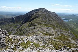 Looking south to Summit of Derryclare