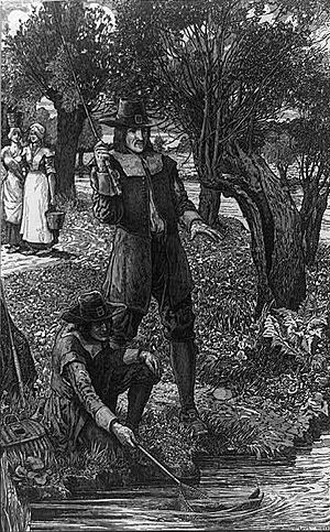 Louis John Rhead - Izaak Wolton and his scholar