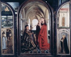 Maelbeke Madonna Triptych After van Eyck
