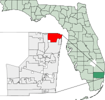 Location within the state of Florida