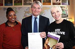 Memory and Annie call on UK to lead efforts to bring end to AIDS
