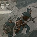 N. C. Wyeth Robin Hood Nottingham 1917 illustration detail