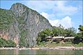 Nam Ou River confluence in Mekong Laos
