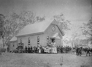 Opening the Roman Catholic Church in Dayboro, Queensland, 11 September 1898