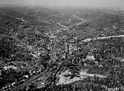 Aerial view in 1940
