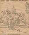 Political Cartoon archive (late 1880s), James G, Blaine vs. Julius Caesar Chappelle