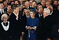 President Reagan being sworn in for second term in the rotunda at the U.S. Capitol 1985