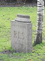 RLS Memorial by Ian Hamilton Finlay, Edinburgh.JPG