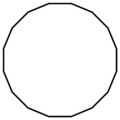 Regular hexadecagon