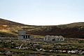 Remains of the British military field hospital in Ajax Bay, the Falklands (2008-01-13)