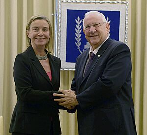 Reuven Rivlin met with Federica Mogherini (7608)