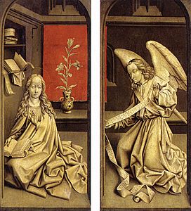 Rogier van der Weyden - Bladelin Triptych (exterior) - WGA25618