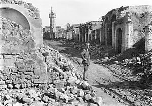 Ruins of Gaza in 1918 (AWM image B01562)