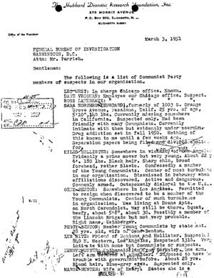 Sara Hubbard denunciation p1