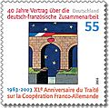 Stamp Germany 2003 MiNr2311 Vertrag über die deutsch-französische Zusammenarbeit