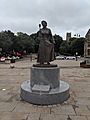 Statue of Dame Gracie Fields in Rochdale, Lancashire, England