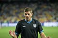 Steven Gerrard before Euro 2012 match vs Italy