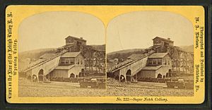 Sugar Notch colliery, by M. A. Kleckner
