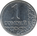 TJ 1 somoni 2011 av