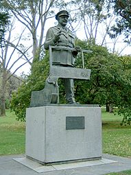 Thomas Blamey statue Melbourne