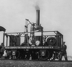 Tom Thumb locomotive 20c replica