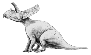 Torosaurus life restoration