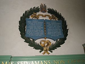 Tributes to a Duke and son within St. Mary and St. Blaise, Boxgrove - geograph.org.uk - 1725437