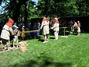 Turku Medieval Markets, twisting rope