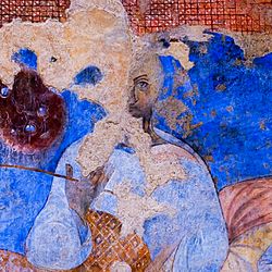 Umayyad fresco of Prince (future caliph) Walid bin Yazid