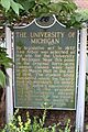 University of Michigan historical marker Ann Arbor Michigan