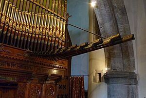 Usk Priory Church of St Mary organ