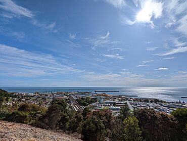 View of Burnie from Upper Burnie lookout in Wilfred Campbell Memorial Reserve.jpg