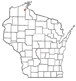 Location of Eileen, Wisconsin