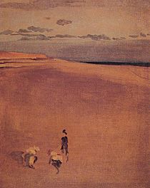 Whistler James The Beach at Selsey Bill 1865