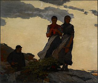 Winslow Homer - Early Evening (1881)