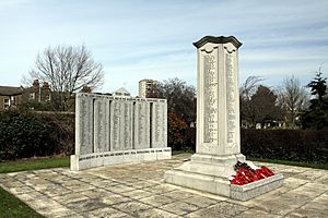 World War II memorial in Margravine Cemetery in London, spring 2013 (1)