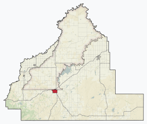 Location in Cardston County