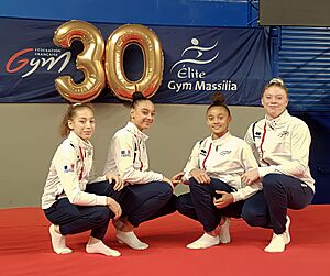 2019 élite gym massilia - French team
