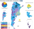 2023 Argentina General Election map