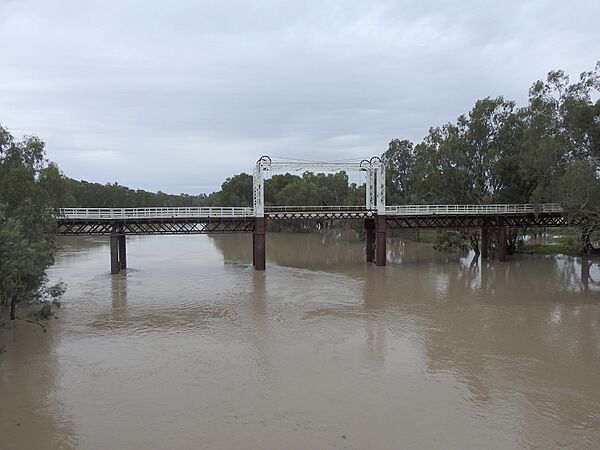 AU-NSW-North Bourke-Old North Bourke bridge southside-2021