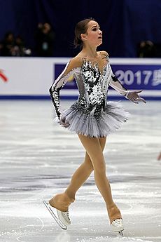 Alina Zagitova at the Cup of China 2017 - Short program 09