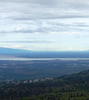 Anchorage, Alaska from Glenn Alps Trailhead
