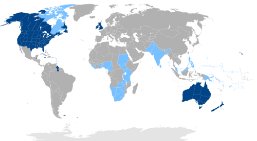 Anglosphere Facts for Kids