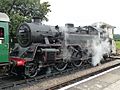 BR Standard Class 4 No 80078 Harmans Cross railway station Swanage Railway heritage railway Dorset