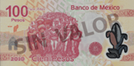 Banco de México F $100 reverse (Revolution).png